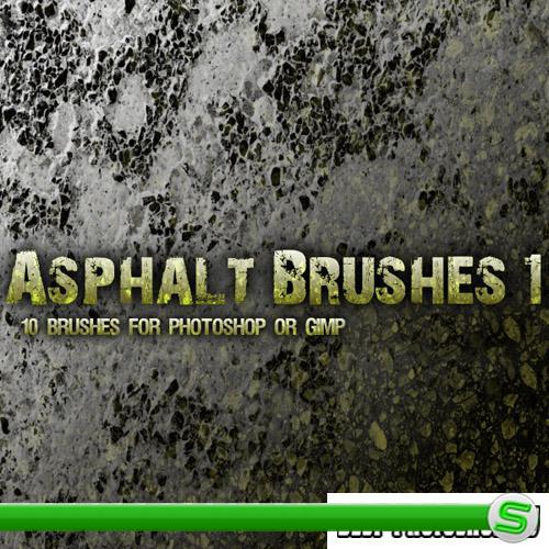 Asphalt Brushes Pack for Photoshop or Gimp