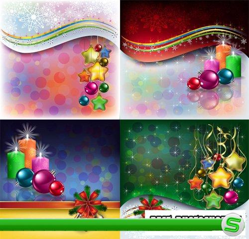Beautiful Christmas decoration elements 