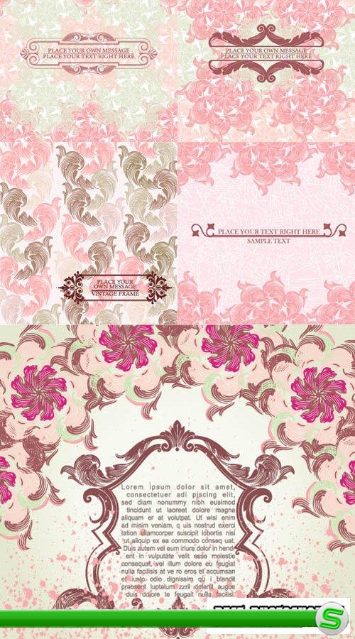 Pink pattern background 