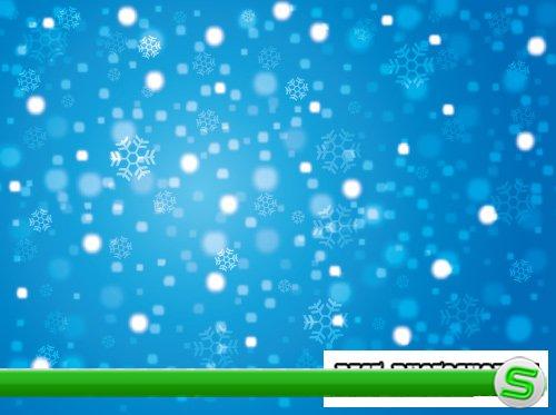 Снежный фон (Snow Vector background)
