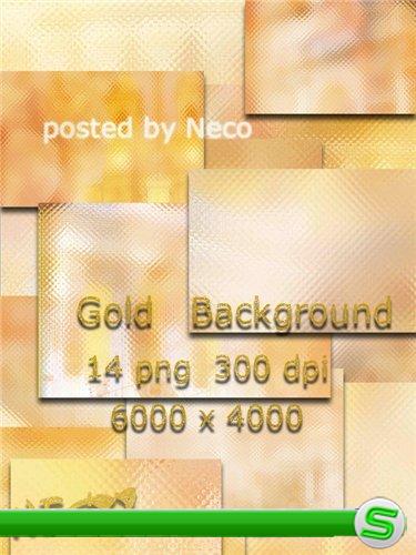 Set of gold backgrounds - Набор золотых фонов 