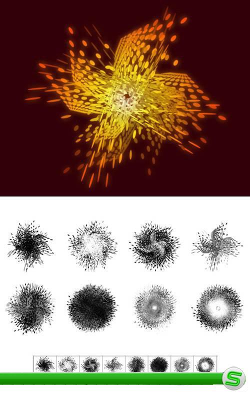 High-resolution scattered-site PS brushes