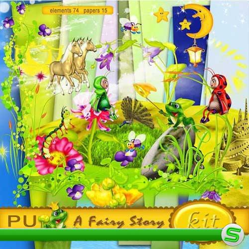 Волшебный детский скрап-набор - Сказка. Scrap - A fairy story 