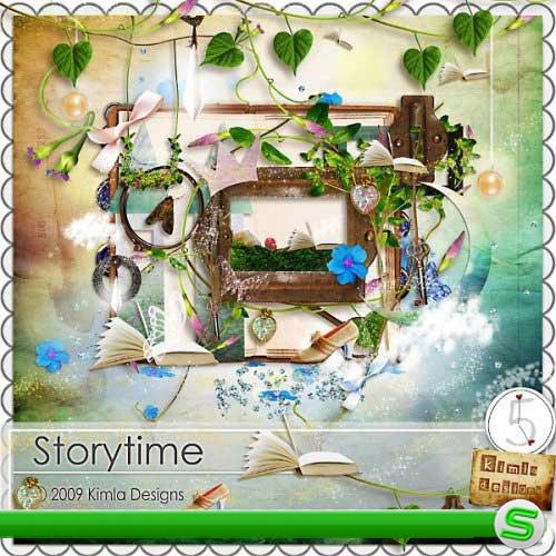 Сказочный детский скрап набор - Время истории. Scrap - Storytime 
