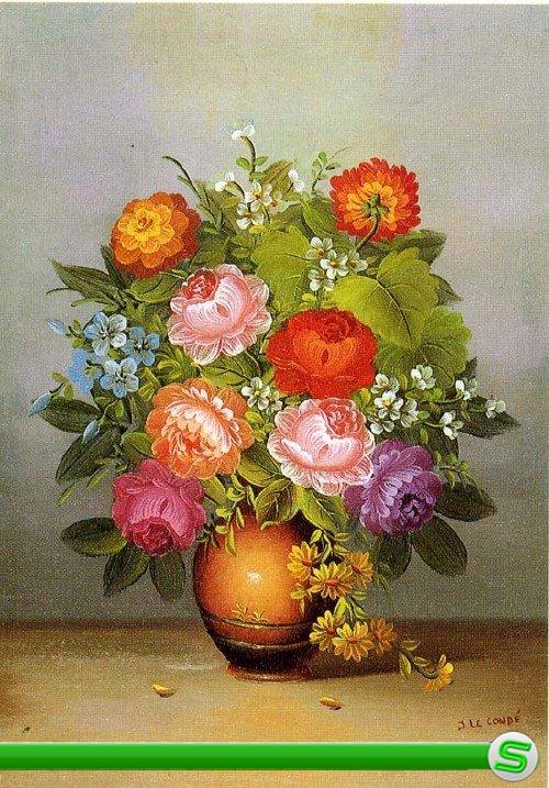 Букеты цветов - картины известных художников