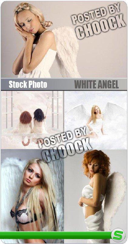 Белый ангел - растровый клипарт