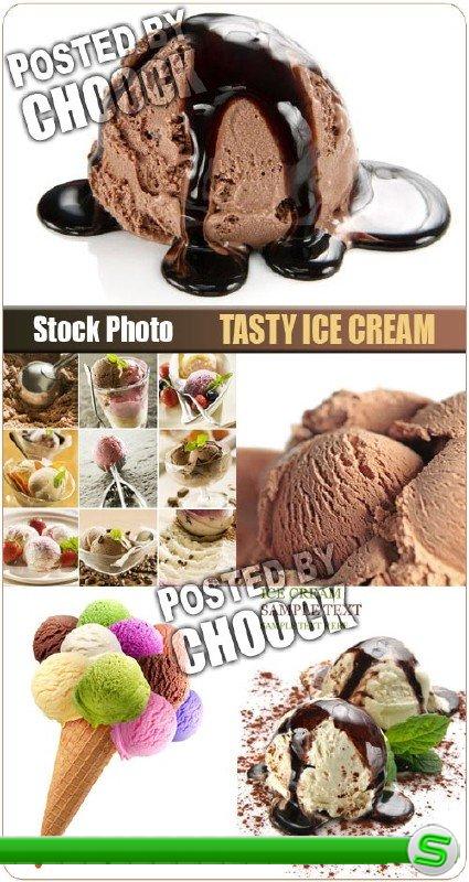 Вкусное мороженое - растровый клипарт