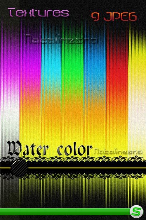 Акварель - Текстуры для Photoshop / Water color textures for Photoshop 