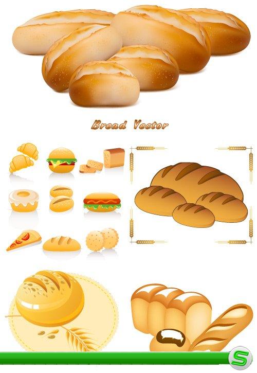 Хлеб и булочки (Вектор)