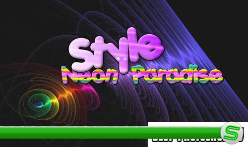 Styles for Photoshop - Neon Paradise