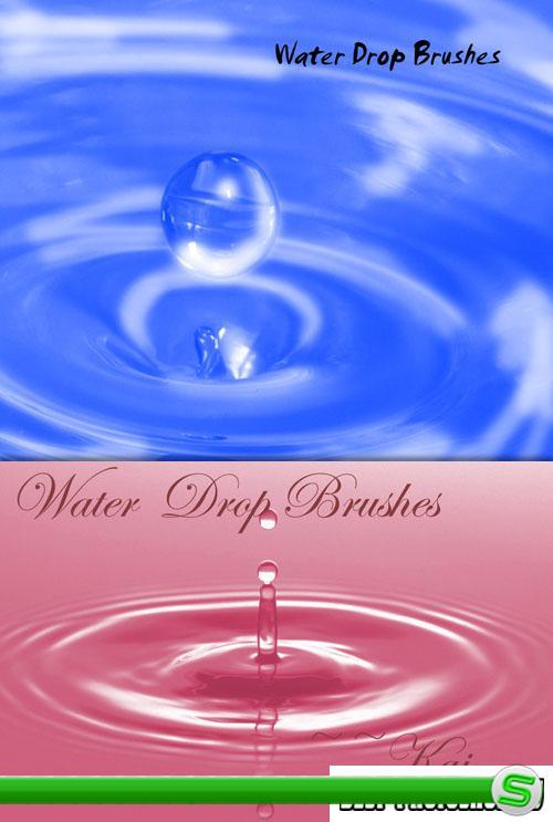 Water Drop Brushes for Photoshop