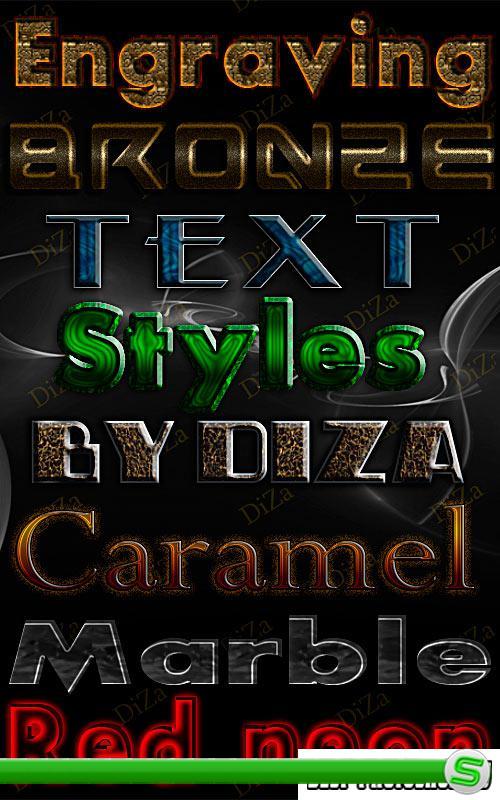 Text styles by DiZa