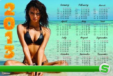 Календарь 2013, 2014 -  Лето круглый год
