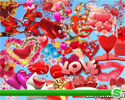 PNG клипарт  – День Святого Валентина
