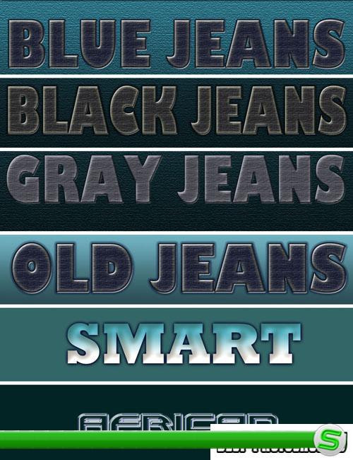 Jeans Text Effects for Photoshop