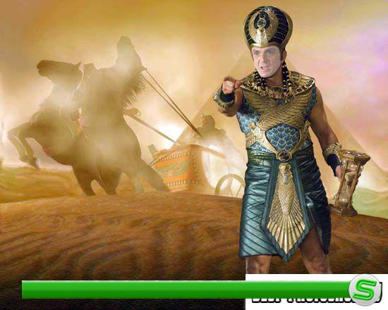 Исторический мужской шаблон - Фараон, пески времени
