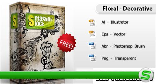 Floral Decorative Free Pack
