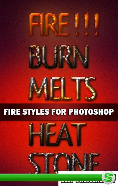 Fire styles for Photoshop