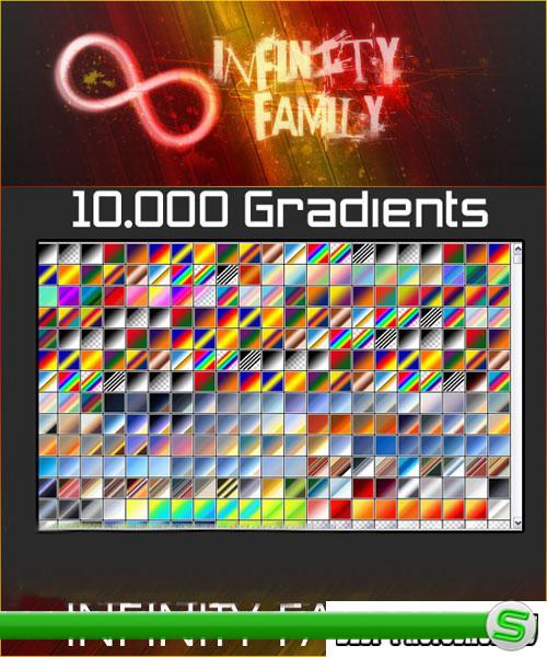 Набор из 10 000 Градиентов для Photoshop