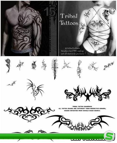 Кисти для Photoshop - Племенные Татуировки
