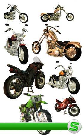 Motorcycles клипарты в PSD