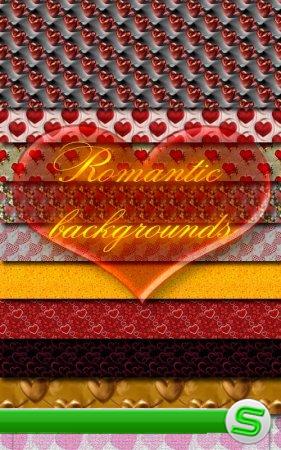 Romantic backgrounds| Фоны с сердечками
