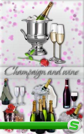 Champaign and wine