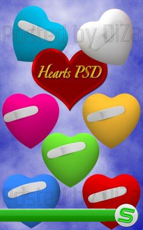 Hearts PSD