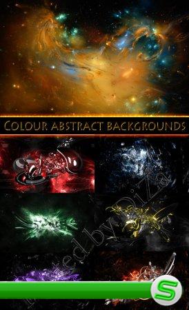 Colour abstract backgrounds - цветные абстрактные фоны