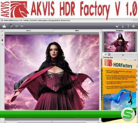 AKVIS HDR Factory V 1.0 - плагин по обработке HDR-изображений.
