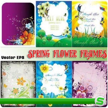 Весенние рамочки | Sping Floral Frames