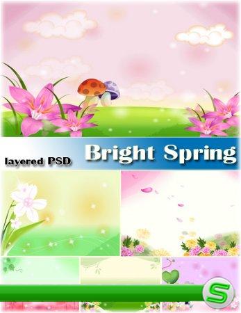 Яркая Весна | Bright Sping (layered PSD)