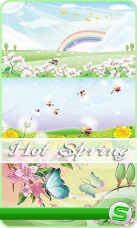 Горячая Весна | Hot Spring (PSD frames)
