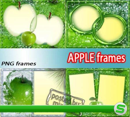 Яблочные рамочки | Apple Frames (PNG frames)