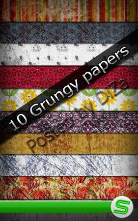 10 Grungy papers