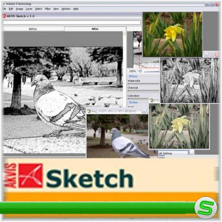 AKVIS Sketch 8.6 (плагин для фотошоп)