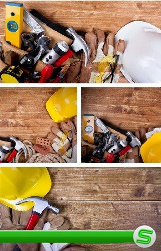 Инструменты и снаряжение рабочего-строителя - фотосток | Stock Photo - Construction Tools 2