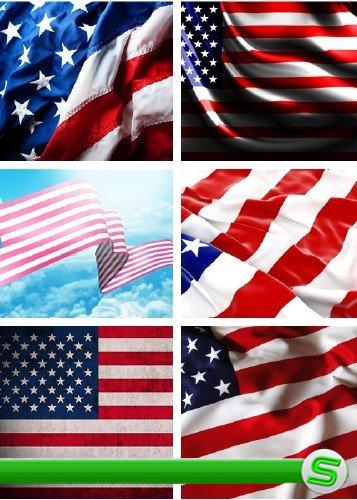 Американский флаг - растровый клипарт | American Flags