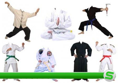 Шаблоны для  Photoshop - Karate