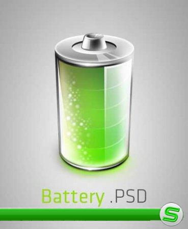 Исходник для Photoshop "Battery"