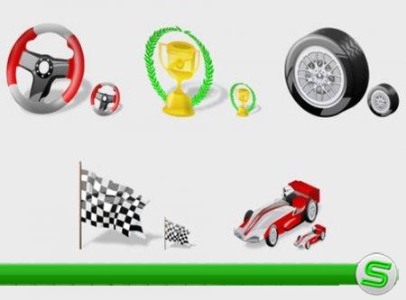 Иконки Formula 1 (разные размеры)