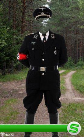 Шаблон для фотошоп- немецкая униформа