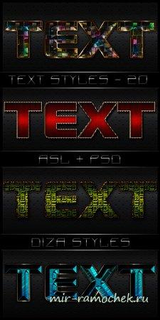 Text styles  - 20