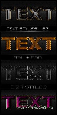Text styles by DiZa - 23