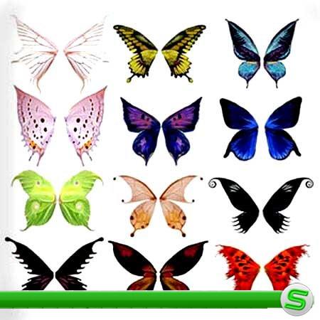 Кисти для фотошопа "Butterfly Wings"