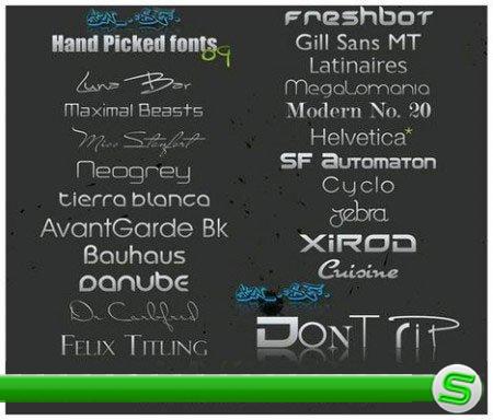 The Hand Picked & Writing Font Pack