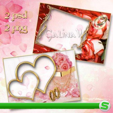 Свадебные фоторамки - Розы для любящих сердец