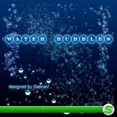 PSD-исходник Водные пузыри