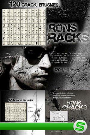 Rons Cracks - 120 Brushes for Photoshop