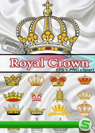 Царская корона | Royal Crown (EPS vector + PNG)